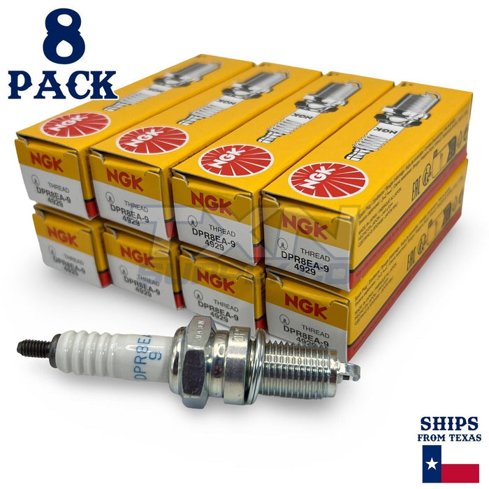 NGK 4929 Spark Plugs DPR8EA-9 - 8 Pack