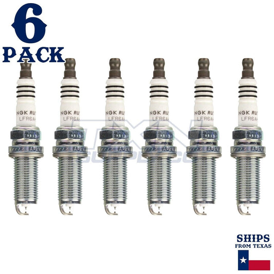 6 Pack NGK Ruthenium HX Spark Plugs 2006-2017 for Lexus IS350 V6 3.5L ps
