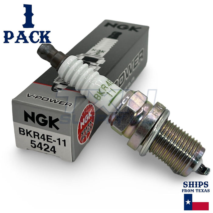 NGK 5424 Spark Plug BKR4E-11 - 1 Pack