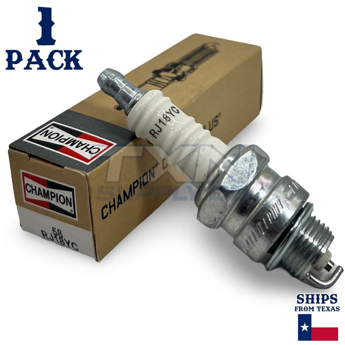 Champion 58 Copper Plus Spark Plug RJ18YC - 1 Pack