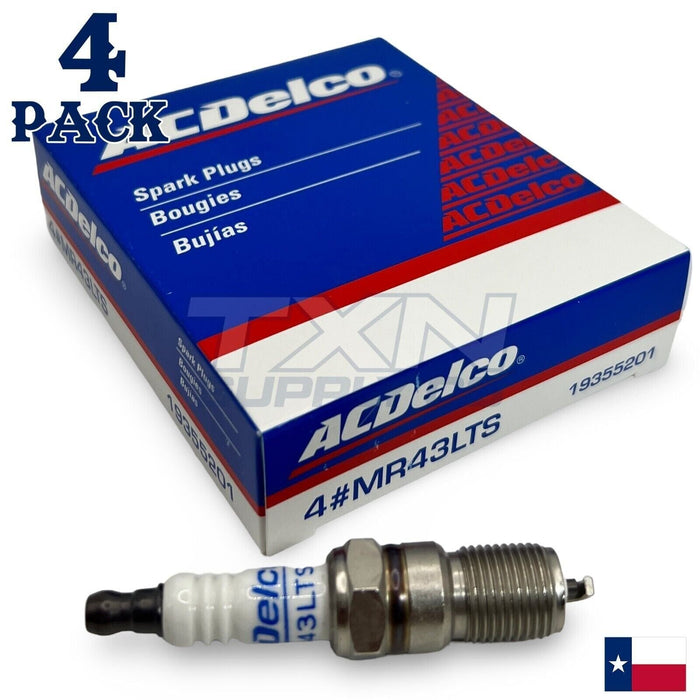 ACDelco MR43LTS Copper Spark Plug - 4 Pack - For Mercury Mercruiser Quicksilver