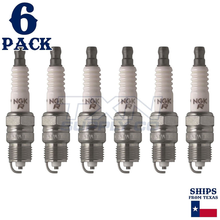 6 Pack NGK V-Power 6630 Spark Plugs UR4 ps