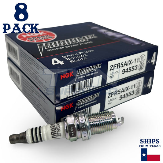 8 Pack NGK Iridium IX 94553 Spark Plugs ZFR5AIX-11 ps