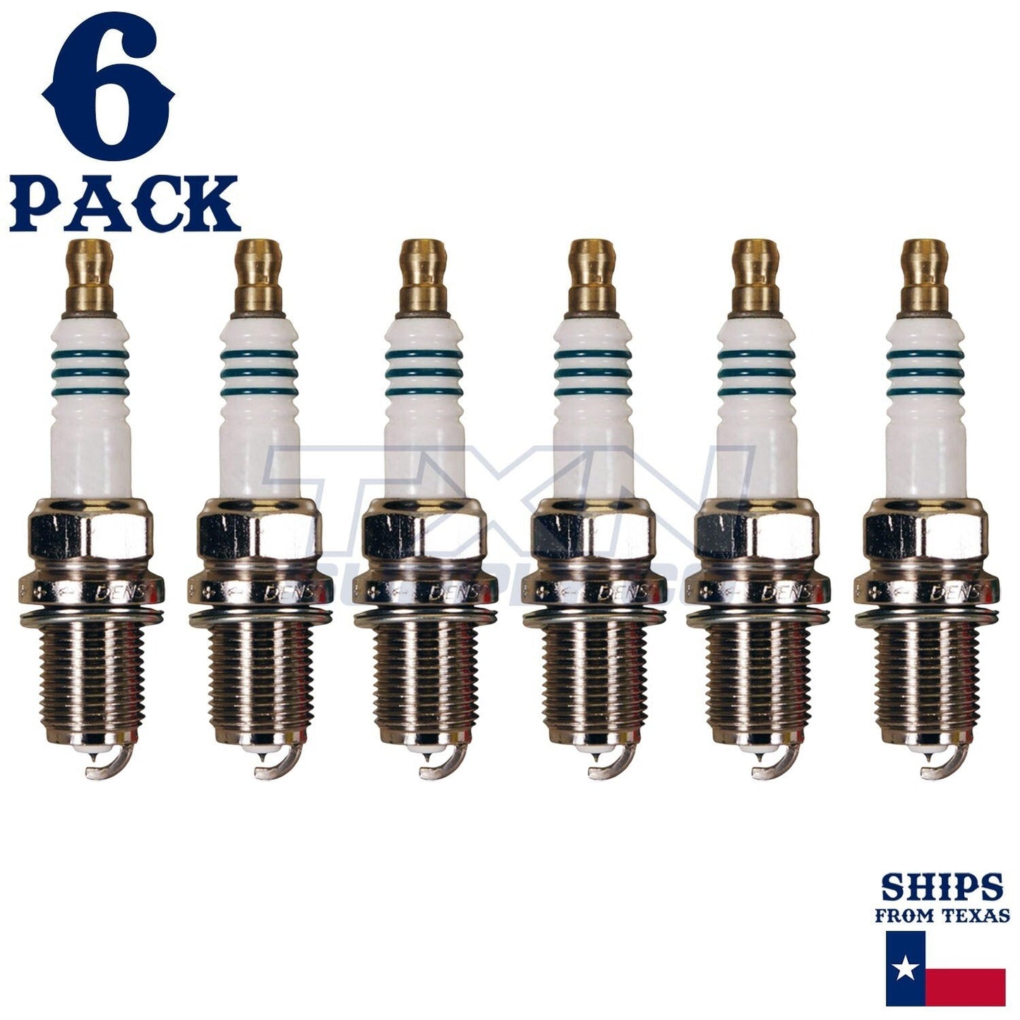 6 Pack Denso 5311 Iridium Power Spark Plugs IK24 ps