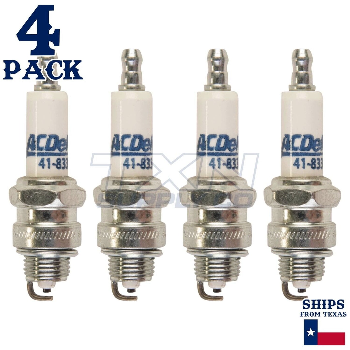 4 Pack Genuine GM ACDelco 41-833 Double Platinum Spark Plugs 19313643 ps