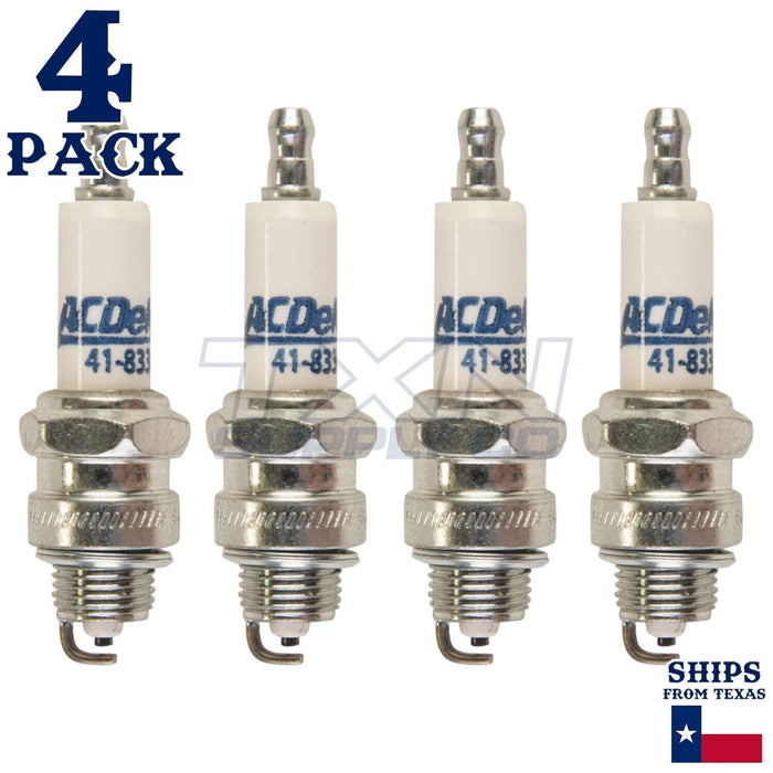 4 Pack Genuine GM ACDelco 41-833 Double Platinum Spark Plugs 19313643 ps