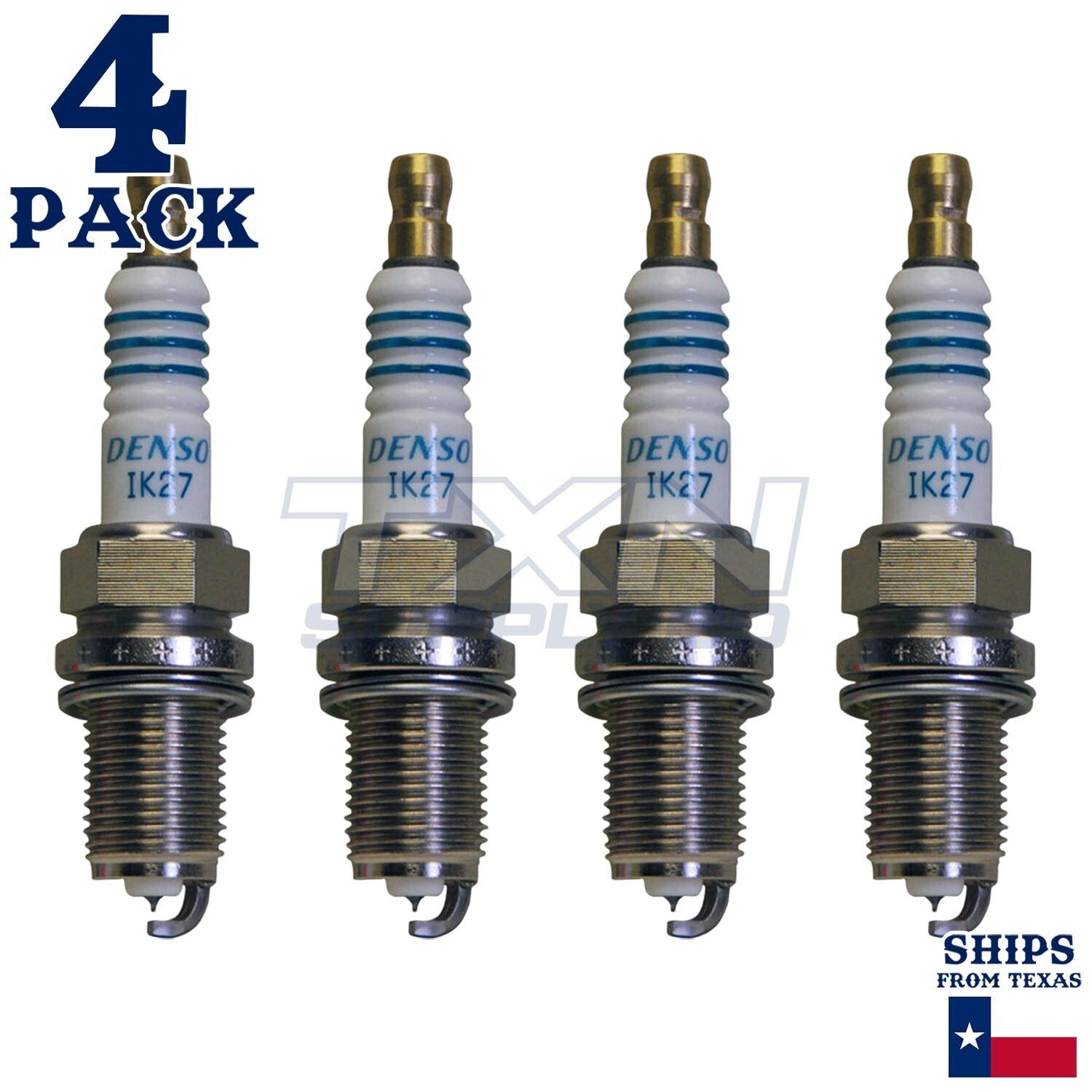 4 Pack Denso 5312 Iridium Power Spark Plugs IK27 ps