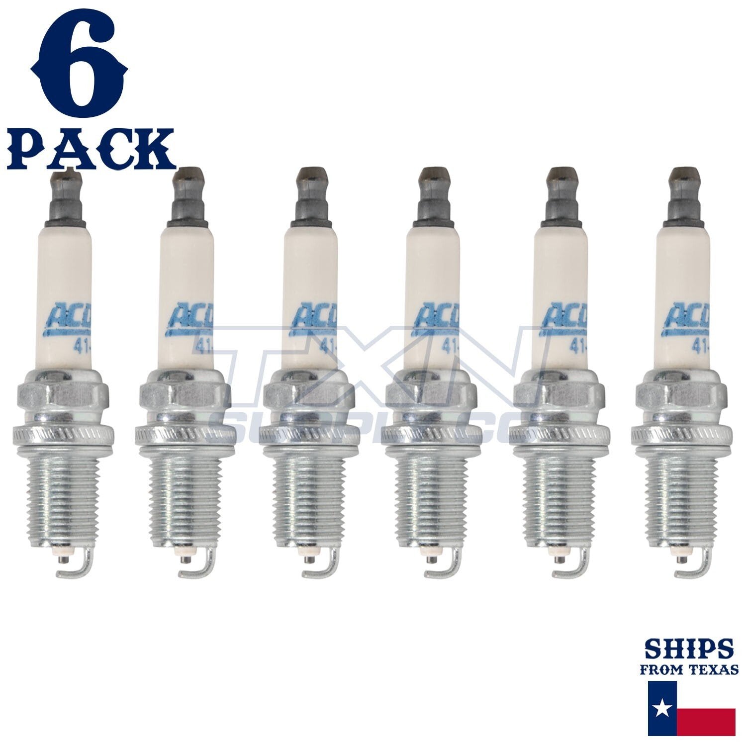 6 Pack ACDelco Double Platinum Spark Plugs 2003-2005 for Ford Fairlane 4.0L ps