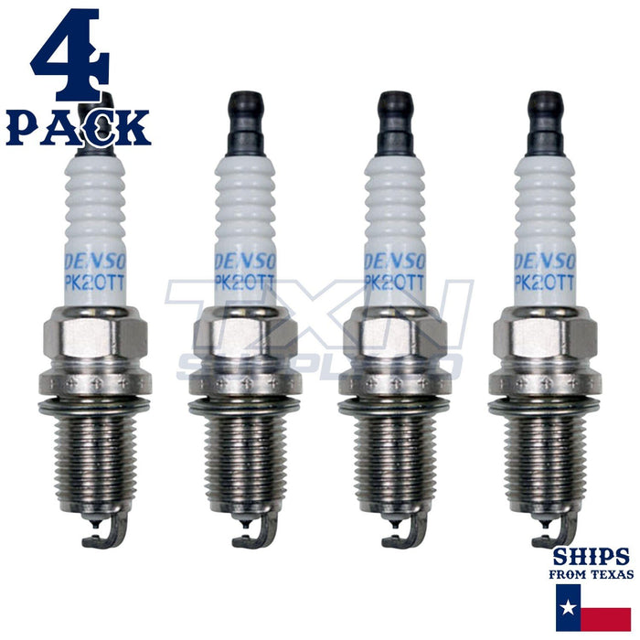4 Pack Denso 4504 Iridium Power Spark Plugs PK20TT ps