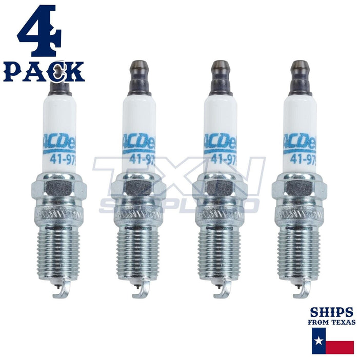 4 Pack Genuine GM ACDelco Double Platinum Spark Plugs 41-979 ps