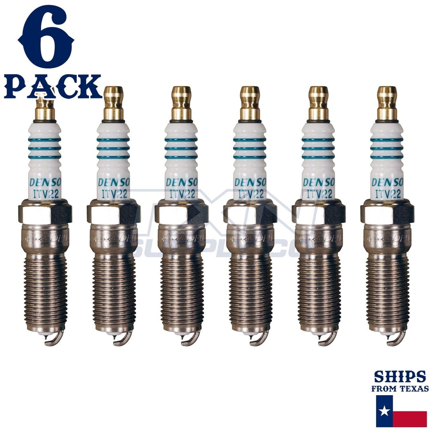 6 Pack Denso 5340 Iridium Power Spark Plugs ITV22 ps