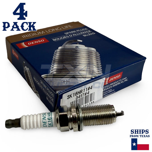 4 Pack Denso 3417 Iridium Long Life Spark Plugs SK16HR11 ps