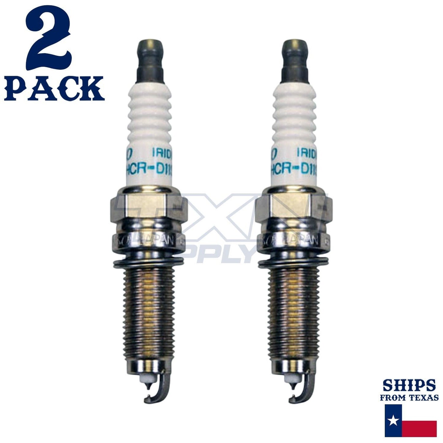 2 Pack Denso 3483 Iridium Long Life Spark Plugs DXU22HCR-D11S ps