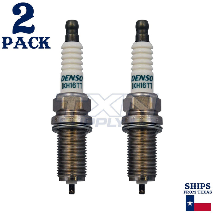 2 Pack Denso 4703 Iridium TT Spark Plugs IKH16TT ps
