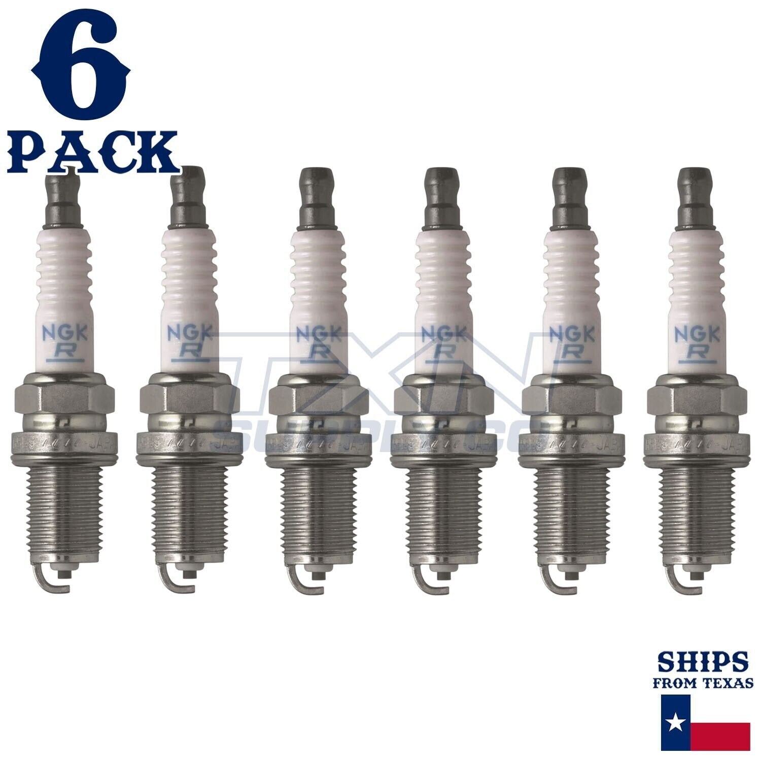 6 Pack NGK Standard Spark Plugs 1992-1995 for Isuzu Trooper V6-3.2L ps