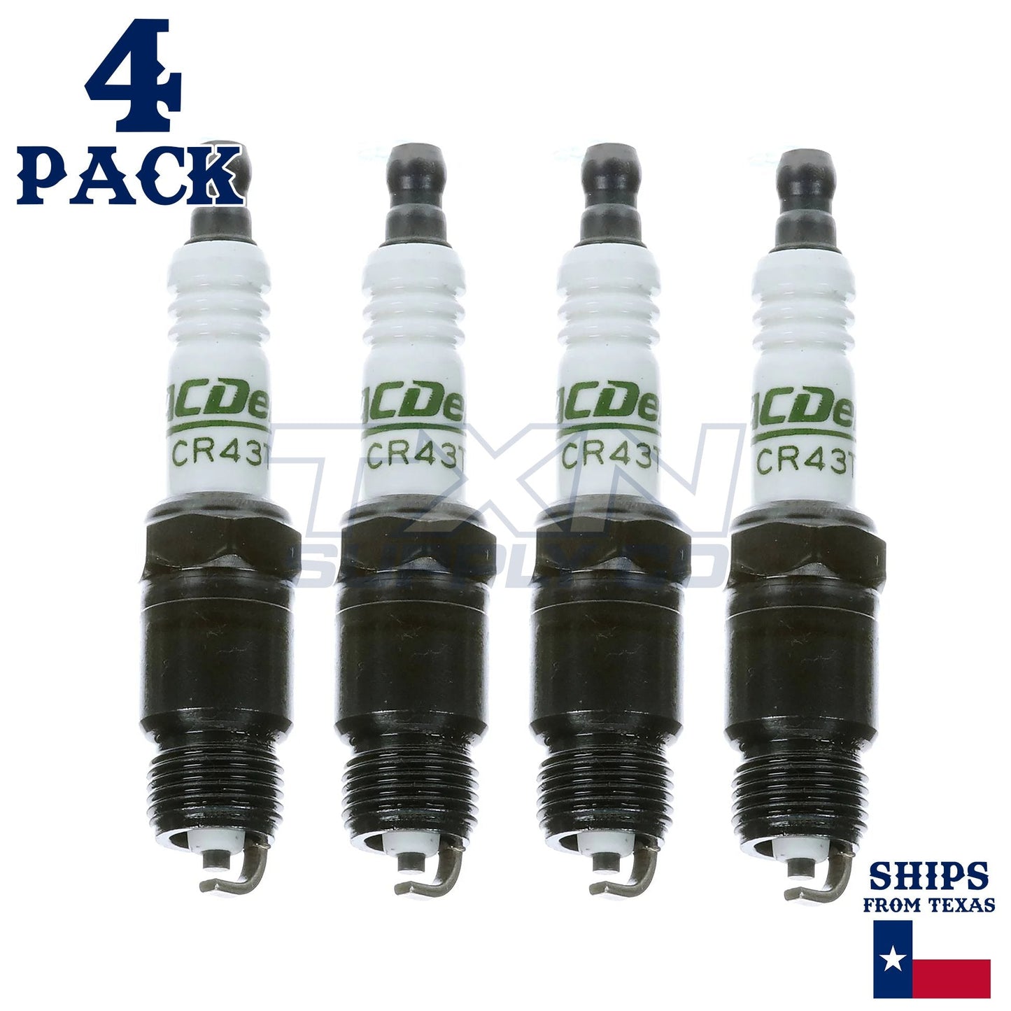 ACDelco CR43TS Copper Spark Plug - 4 Pack - 19354425 GM OEM