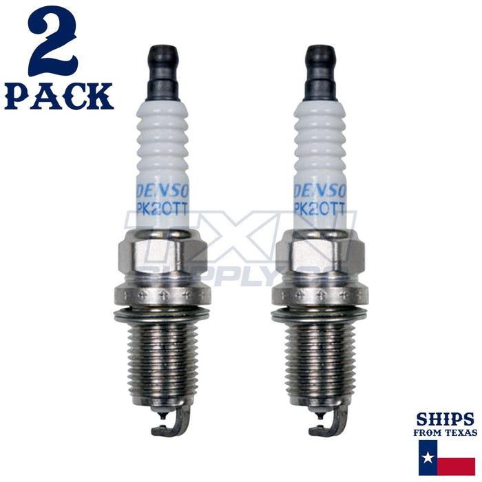 2 Pack Denso 4504 Iridium Power Spark Plugs PK20TT ps