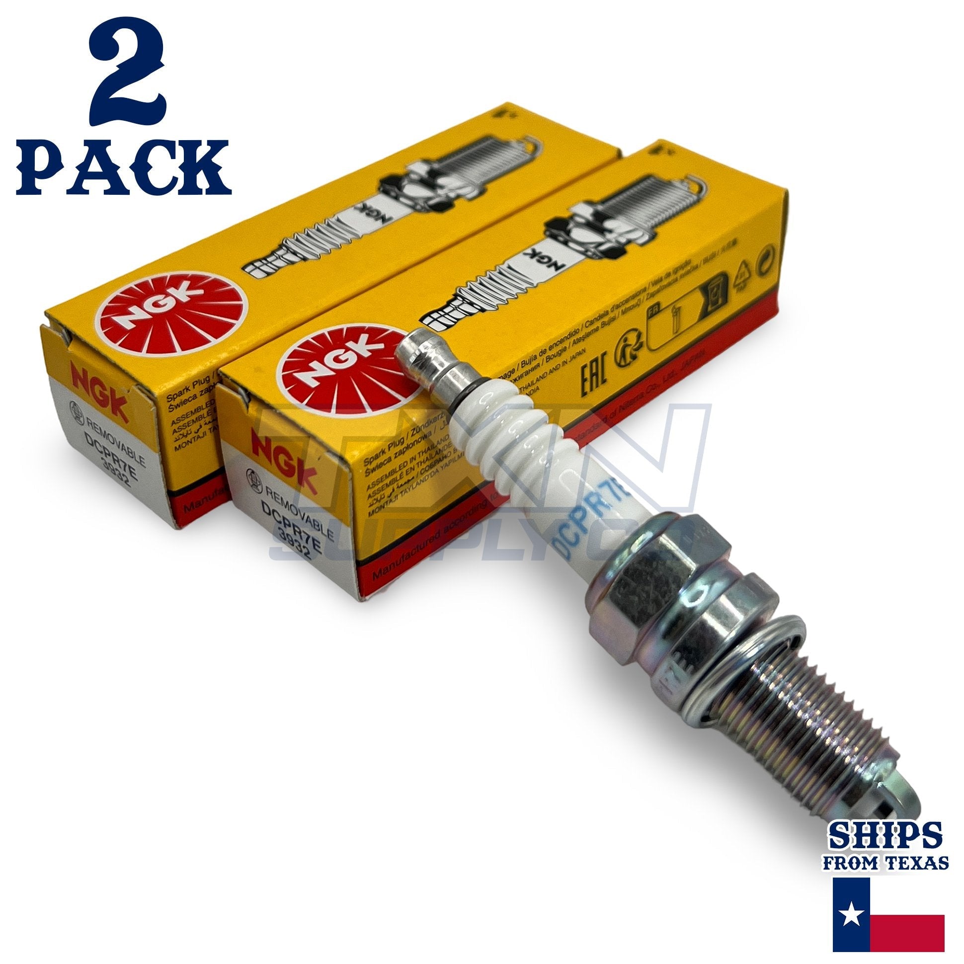 NGK 3932 Spark Plug DCPR7E - 2 Pack