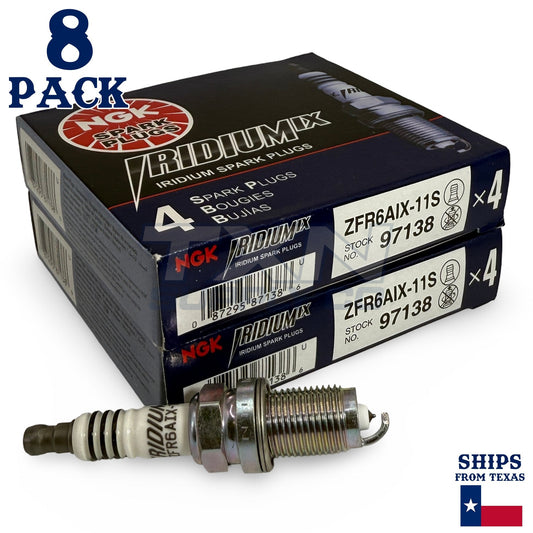8 Pack NGK Iridium IX 97138 Spark Plugs ZFR6AIX-11S ps