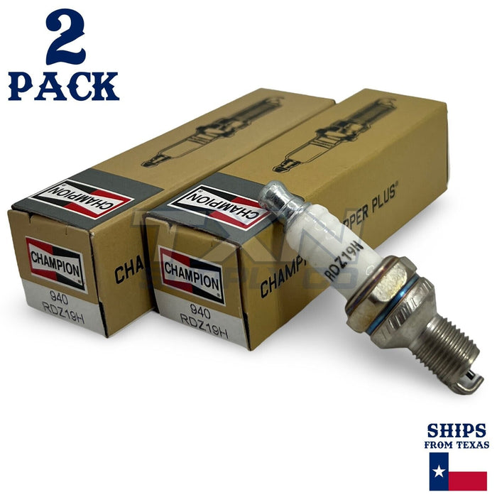 Champion 940 Copper Plus Spark Plug RDZ19H - 2 Pack