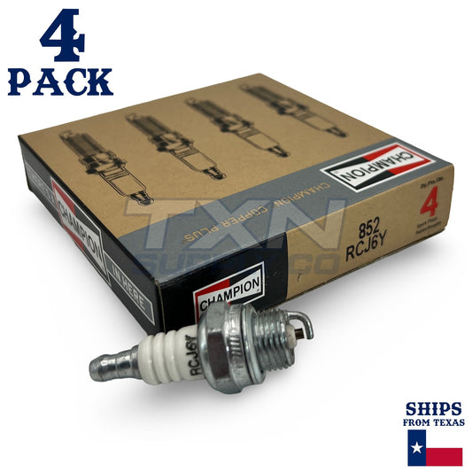 Champion 852 Copper Plus Spark Plug 852EZ RCJ6Y - 4 Pack