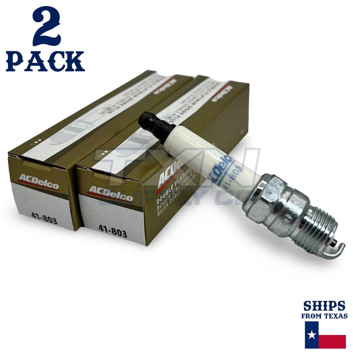 2 Pack GM ACDelco 41-803 Double Platinum Spark Plug 19308035