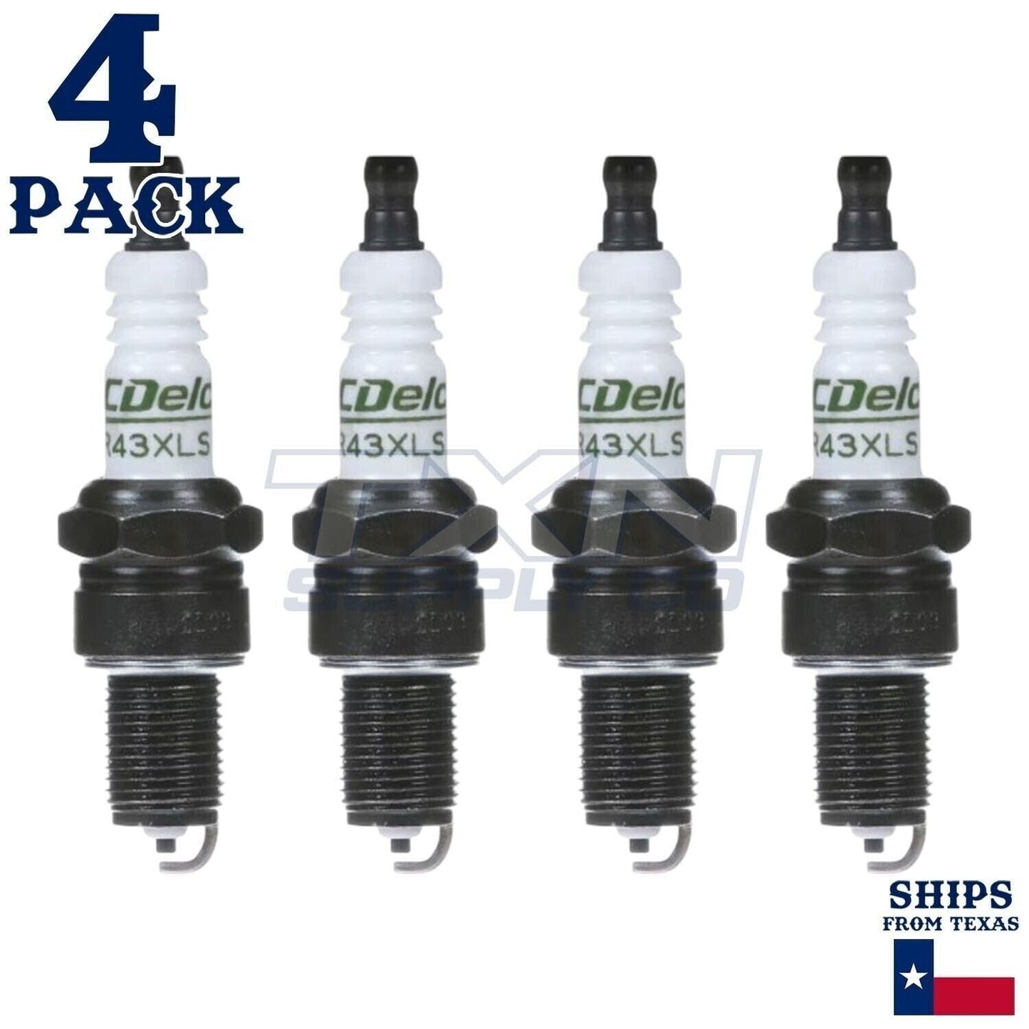 4 Pack ACDelco Standard Spark Plugs 2000-2006 for Ford Econovan 2.0L ps