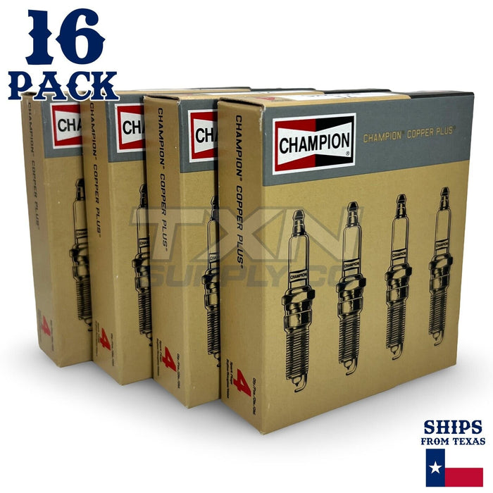 16 Pack Spark Plugs Champion Copper Set 1998-2002 MERCEDES-BENZ E430 V8-4.3L ps