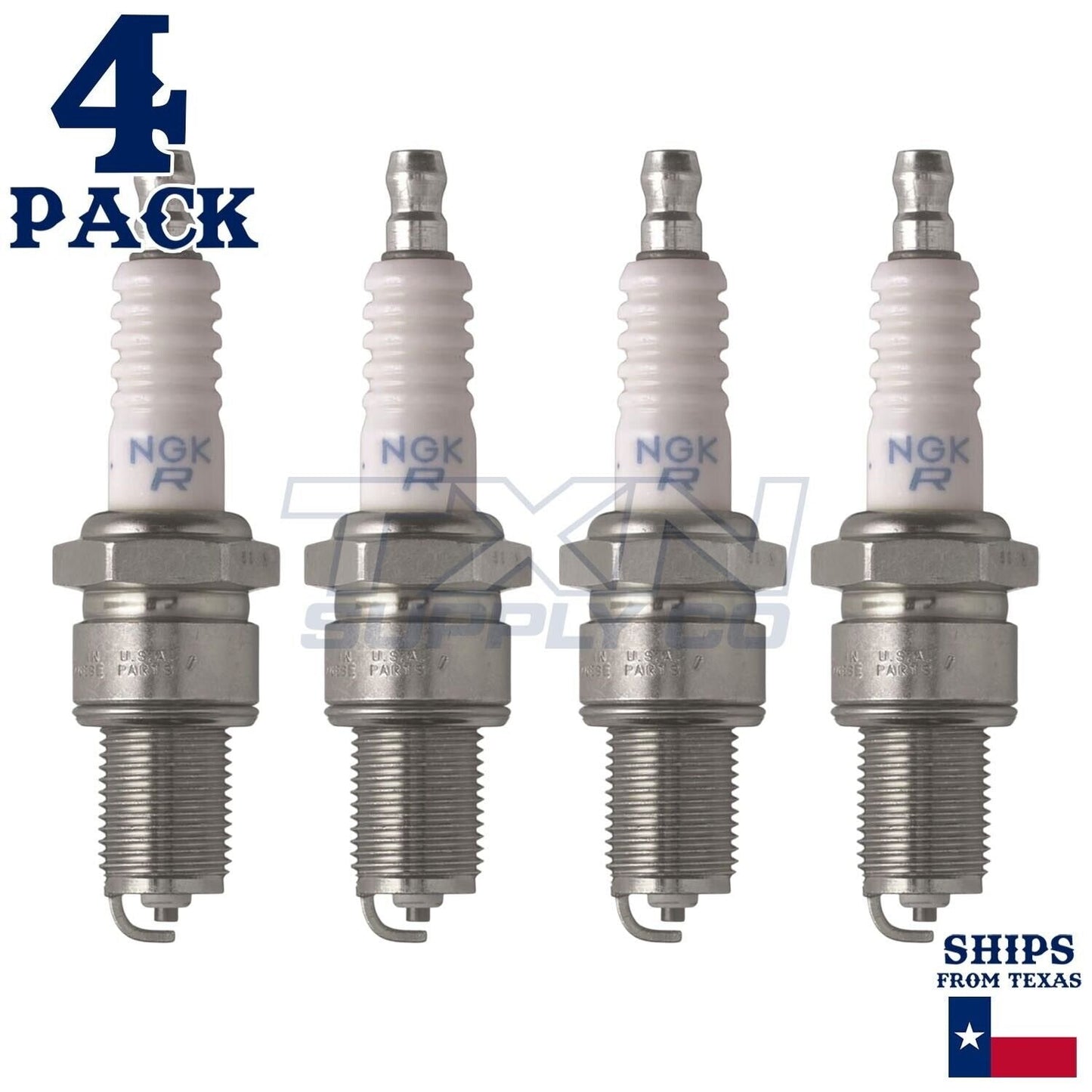 4 Pack NGK 6775 Spark Plugs BPR6ES BLYB ps