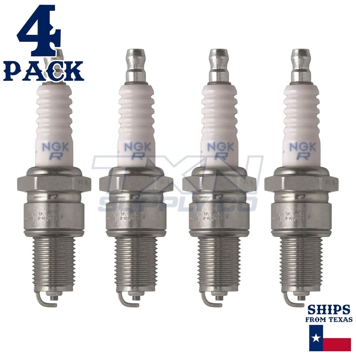 4 Pack NGK 6775 Spark Plugs BPR6ES BLYB ps