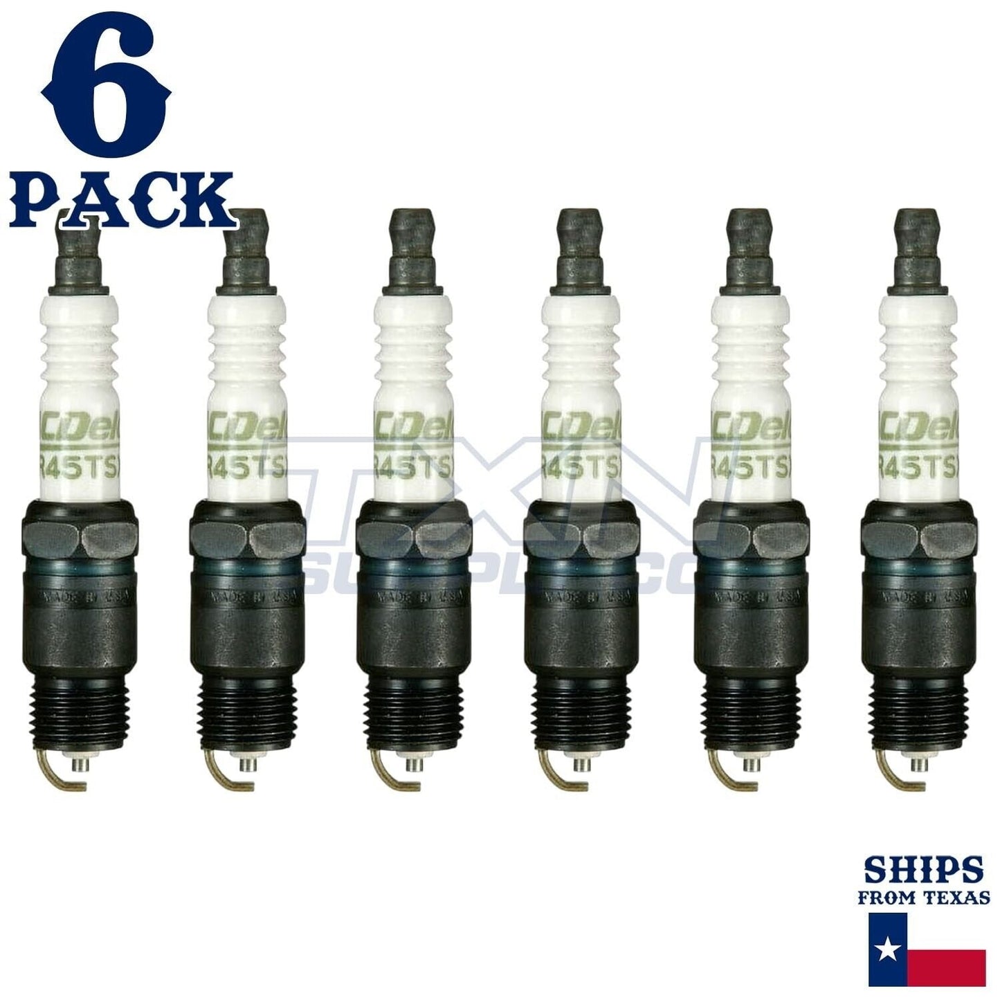 6 Pack Genuine GM ACDelco Spark Plugs R45TSX ps