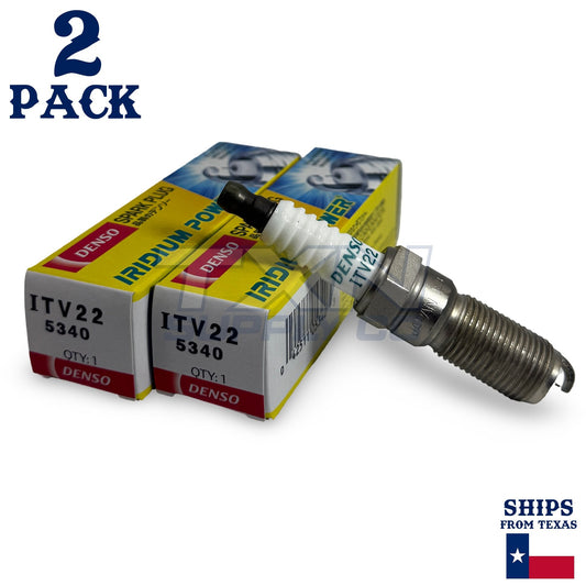 2 Pack Denso 5340 Iridium Power Spark Plugs ITV22 ps