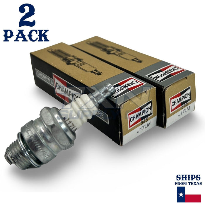 Champion 845 Copper Plus Spark Plug J17LM - 2 Pack