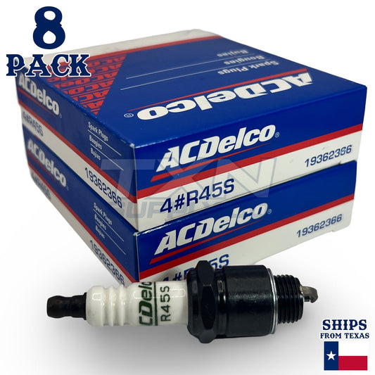 8 Pack Genuine GM ACDelco R45S Spark Plugs 19362366