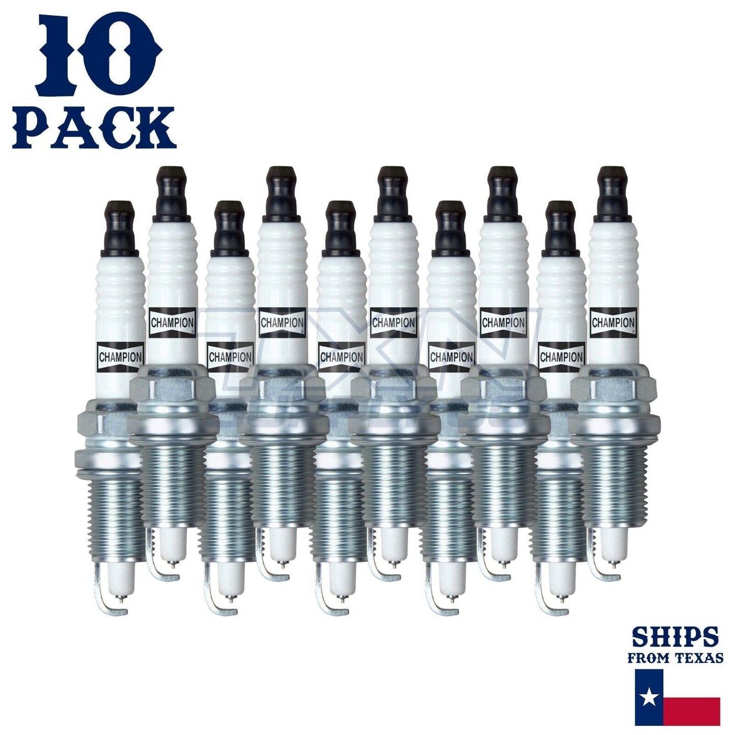 10 Pack Champion Platinum Spark Plugs for 2004-2006 Dodge Ram 1500 8.3L V10 ps