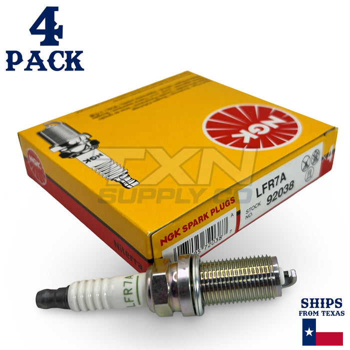 NGK 92038 Spark Plug LFR7A - 4 Pack