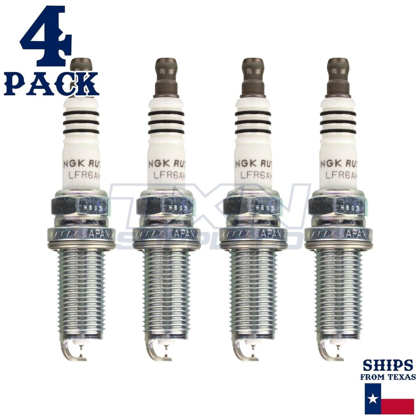 4 Pack NGK Ruthenium HX Spark Plugs 2005-2007 for Toyota Tacoma L4 2.7L ps