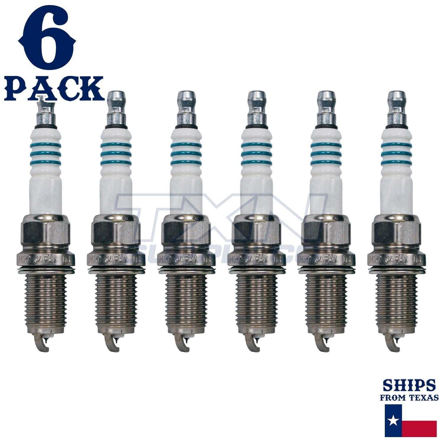6 Pack Denso 5303 Iridium Power Spark Plugs IK16 ps