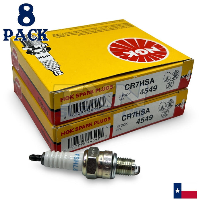 NGK 4549 Spark Plug CR7HSA - 8 Pack