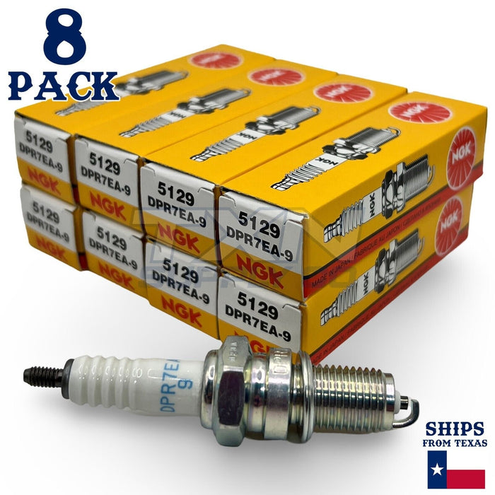 NGK 5129 Spark Plug DPR7EA-9 - 8 Pack