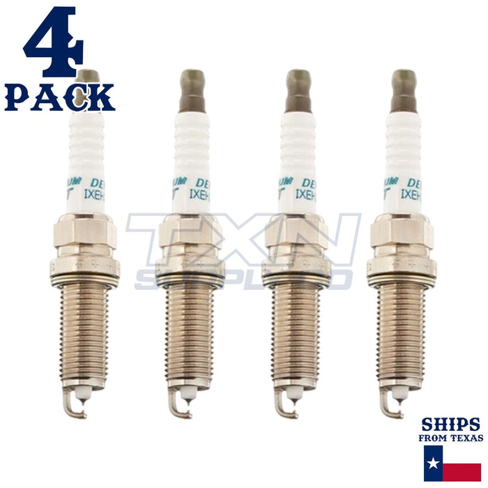 4 Pack Denso 4712 Iridium TT Spark Plugs IXEH22TT ps
