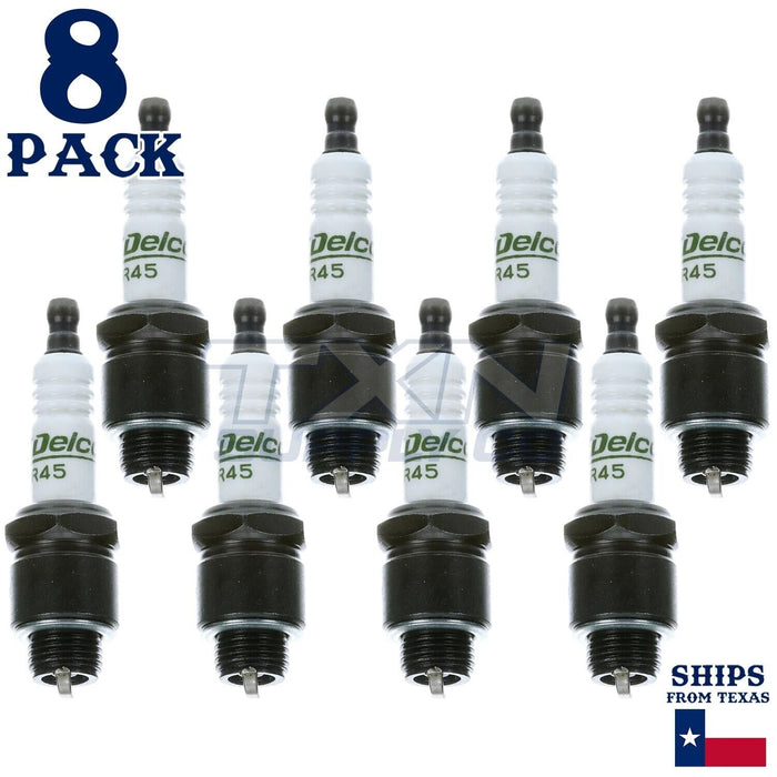 8 Pack Genuine GM ACDelco Spark Plugs R45 ps