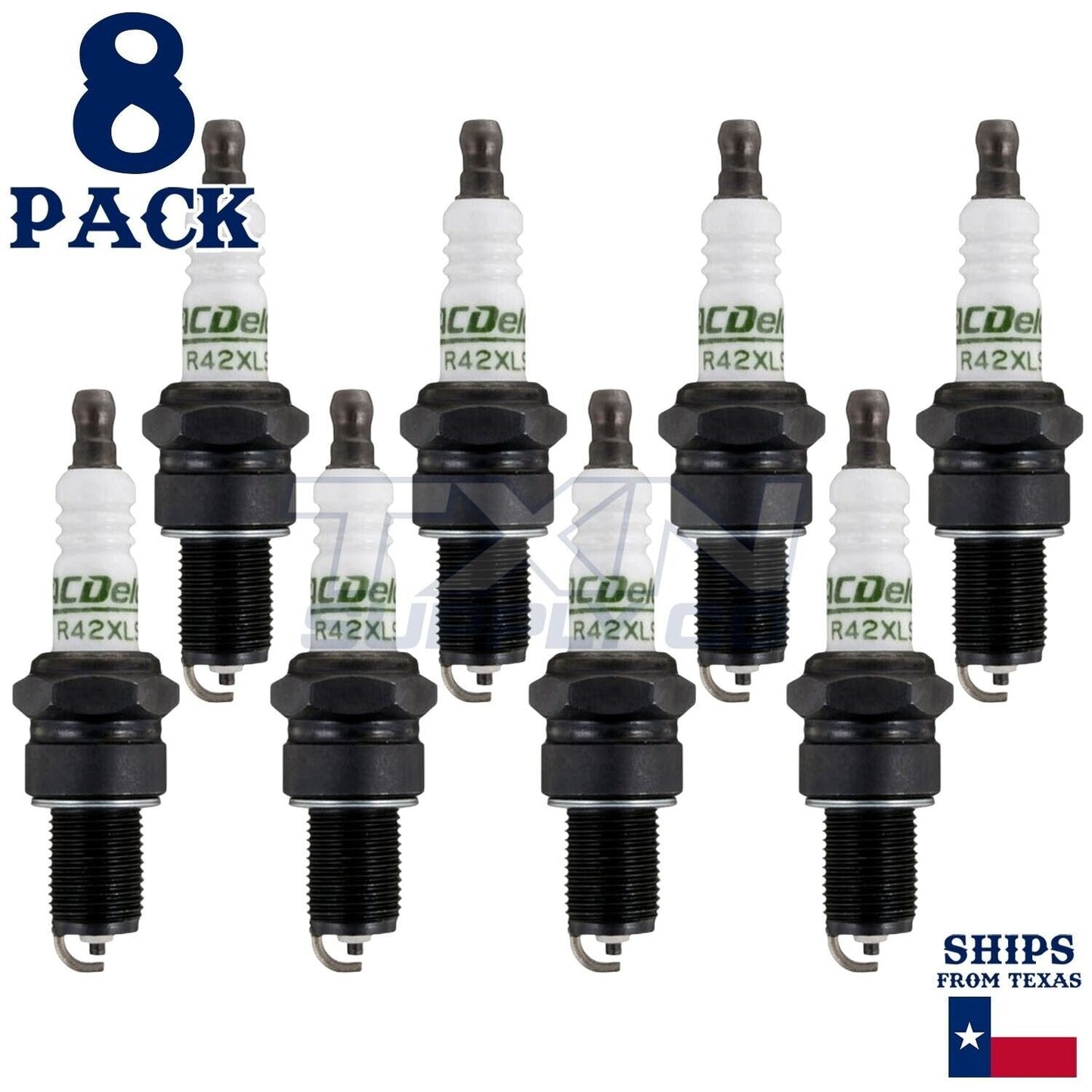 8 Pack Genuine GM ACDelco Spark Plugs R42XLS ps
