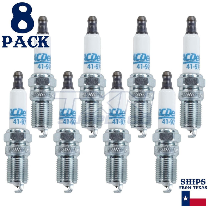 8 Pack Genuine GM ACDelco Double Platinum Spark Plugs 41-979 ps