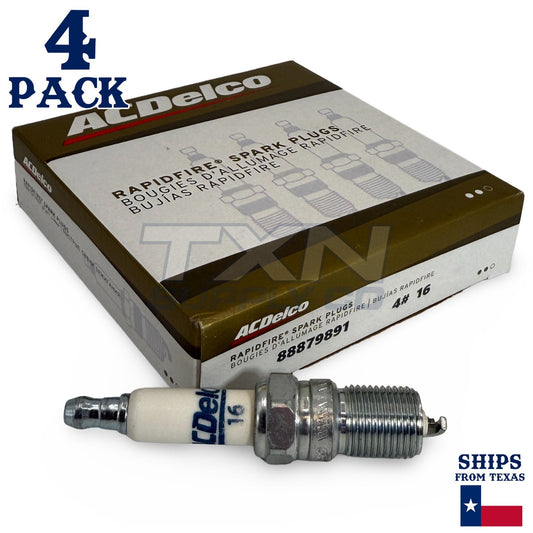 4 Pack GM ACDelco #16 RAPIDFIRE Platinum Spark Plugs ps