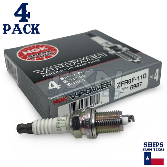 4 Pack NGK V-Power Spark Plugs 2001-2003 for Acura EL L4-1.7L ps