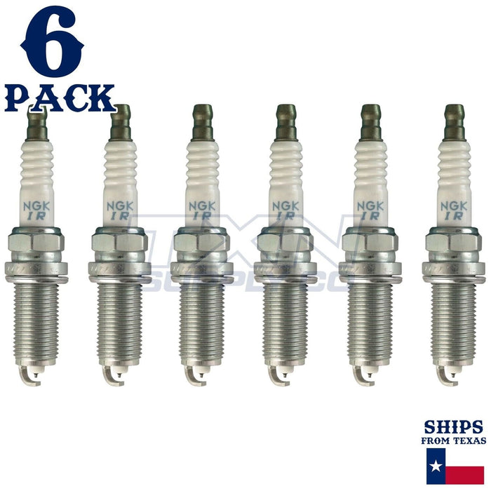 6 Pack NGK V-Power 4904 Spark Plugs ILFR6T11 ps