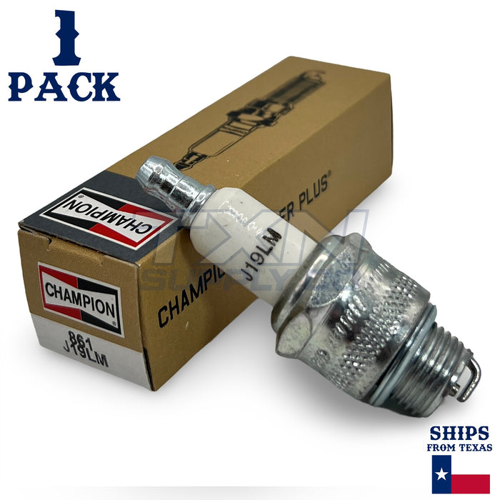 Champion 861 Copper Plus Spark Plug J19LM - 1 Pack