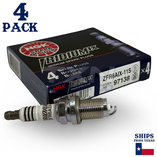 4 Pack NGK Iridium IX 97138 Spark Plugs ZFR6AIX-11S ps