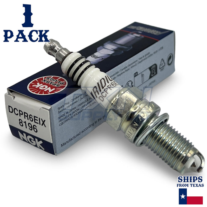 NGK 8196 Iridium Spark Plug DCPR6EIX - 1 Pack